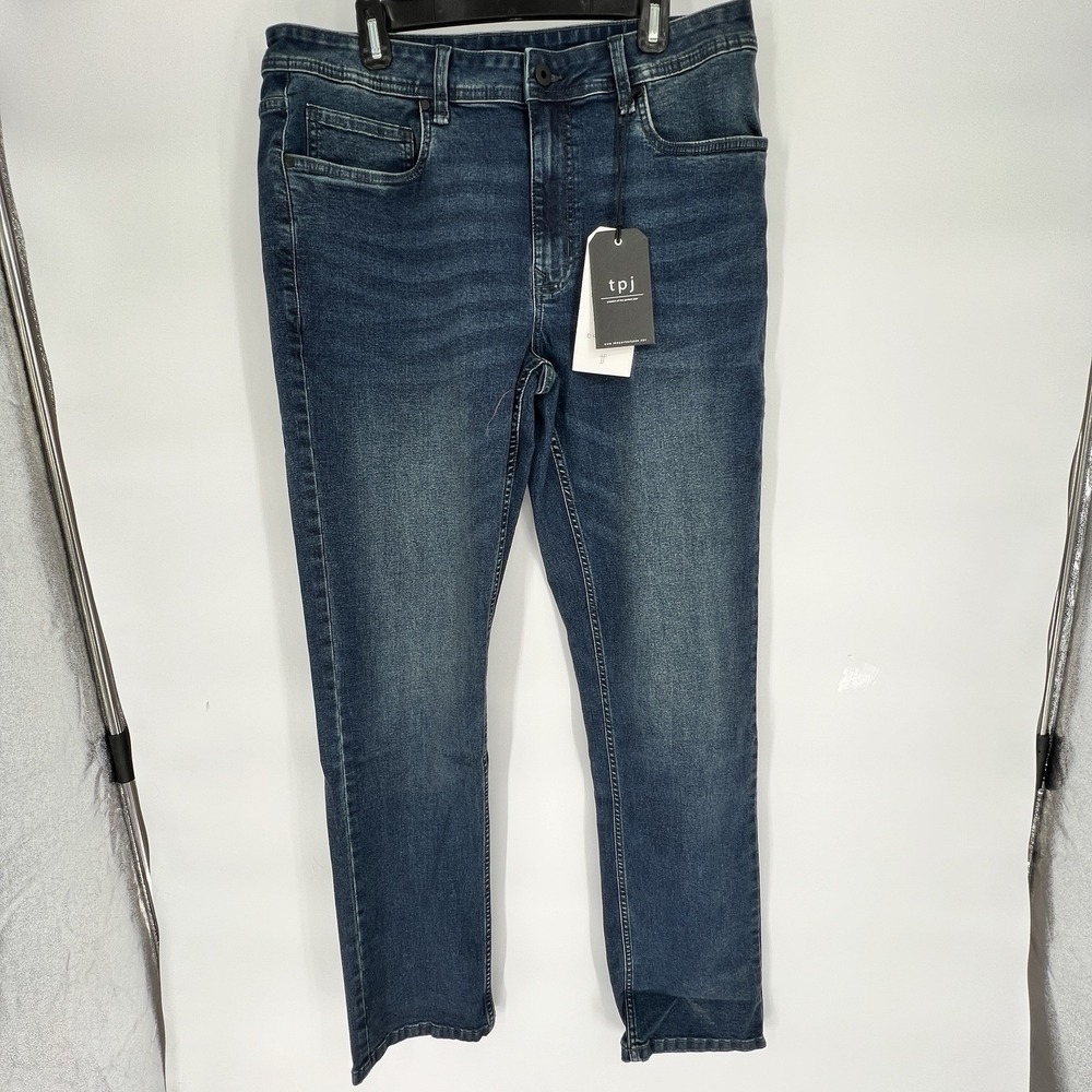 NWT The Perfect‎ Jean TPJ Mens Athletic Fit Jean Size 35 X 34 Blue